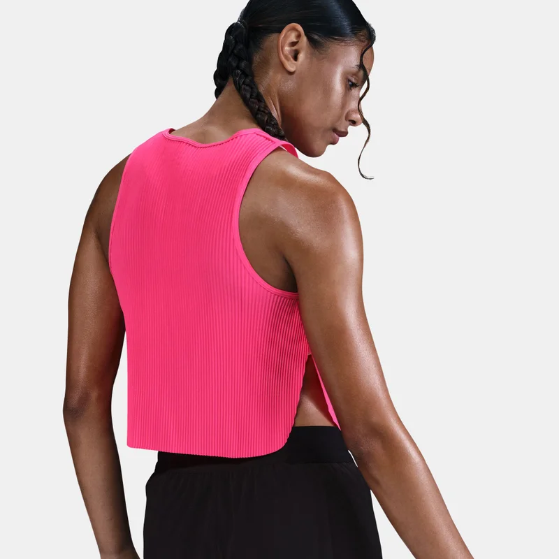 Nike Pink Women's AeroSwift Dri-FIT ADV Cropped Running Tank Top for Women | Best Price UAE