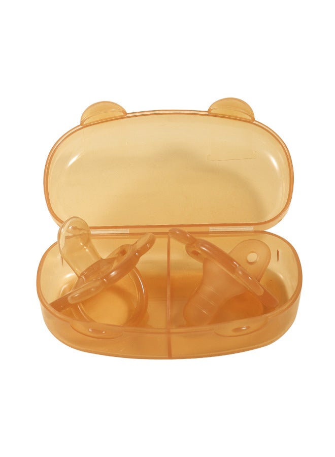 Liquid Super Soft Bear Pacifier Anti-flatulence Silicone Baby Sleeping Type Baby Play Mouth Pinduoduo