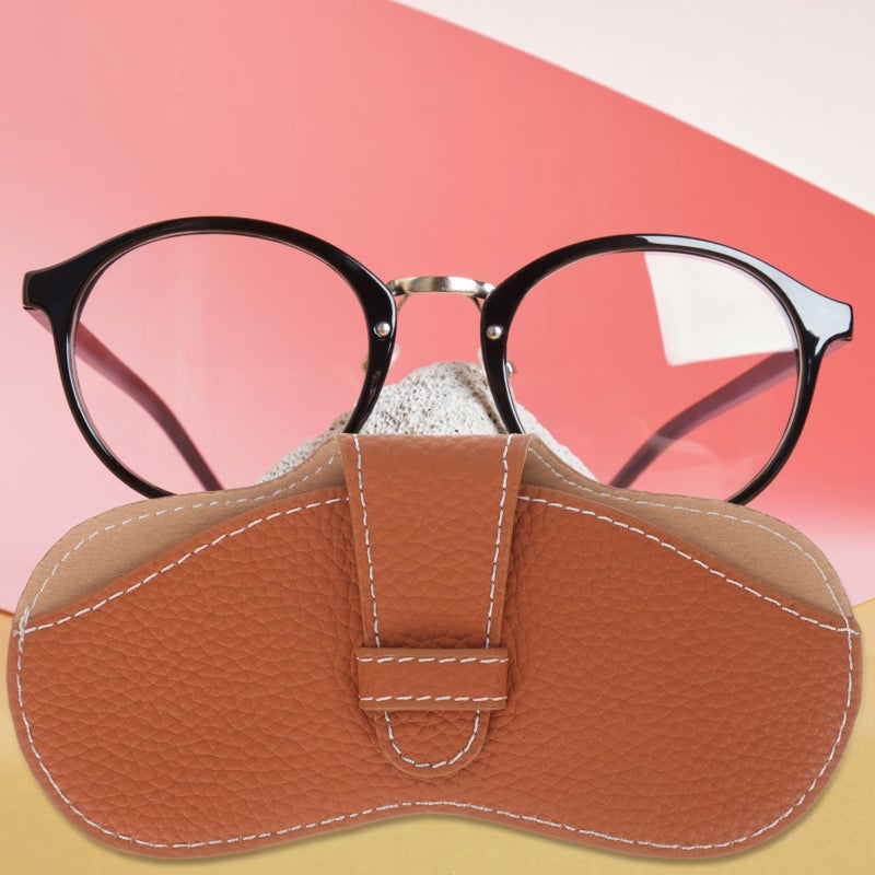 2pcs Portable Glasses Pouch Leather Glasses Case Anti-scratching Glasses Case Glasses Accessory - Image 5