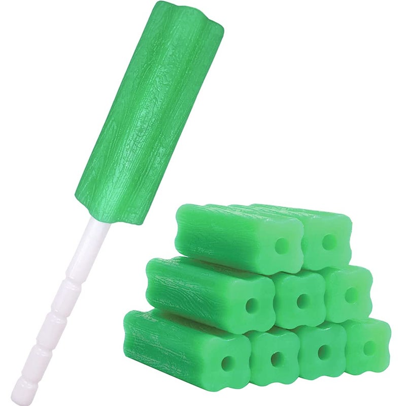 Yining Orthodontics Chewies for Invisalign Aligner Trays 10 Chewies Mint Scented Cuboid NonSlip 10 Pack Green - Image 1
