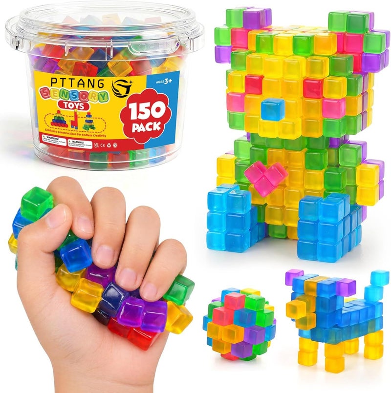 Jelly Building Blocks 150pcs Silicone Creative Toy - Image 1