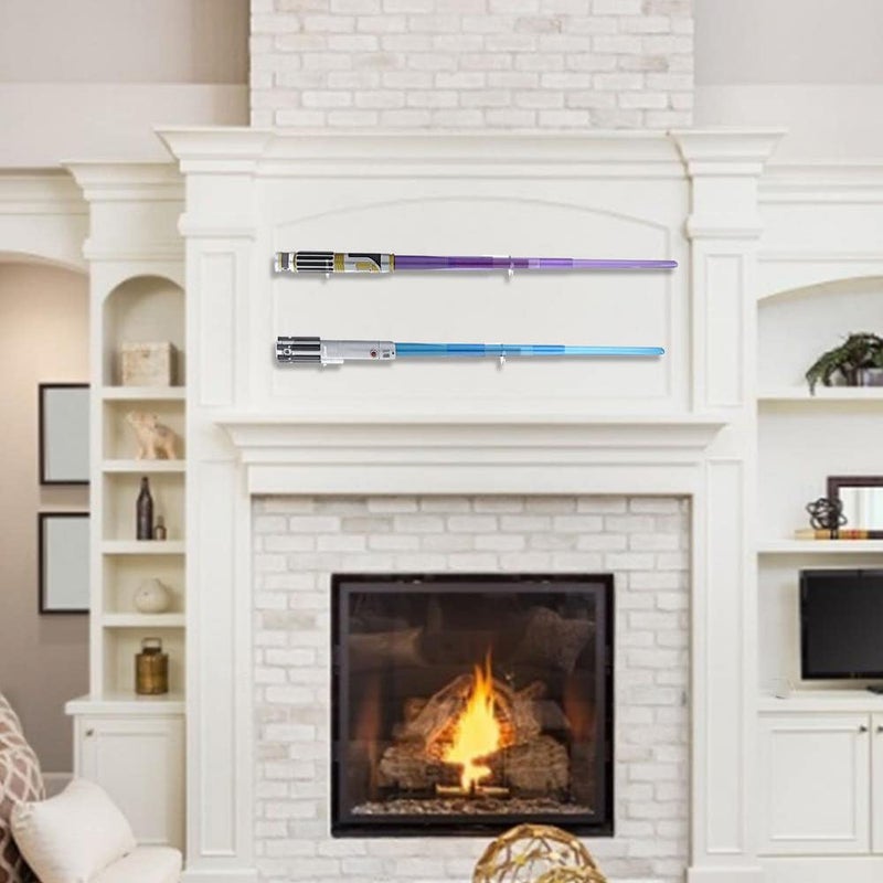 WANLIAN Light Saber Wall Mount Light Saber Wall Display Rack for Any Lightsaber - Image 4