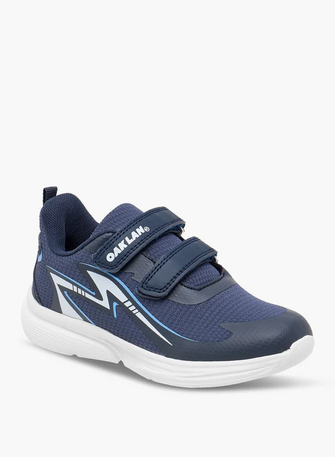 شو اكسبرس Boys Panelled Sports Shoes with Hook and Loop Closure