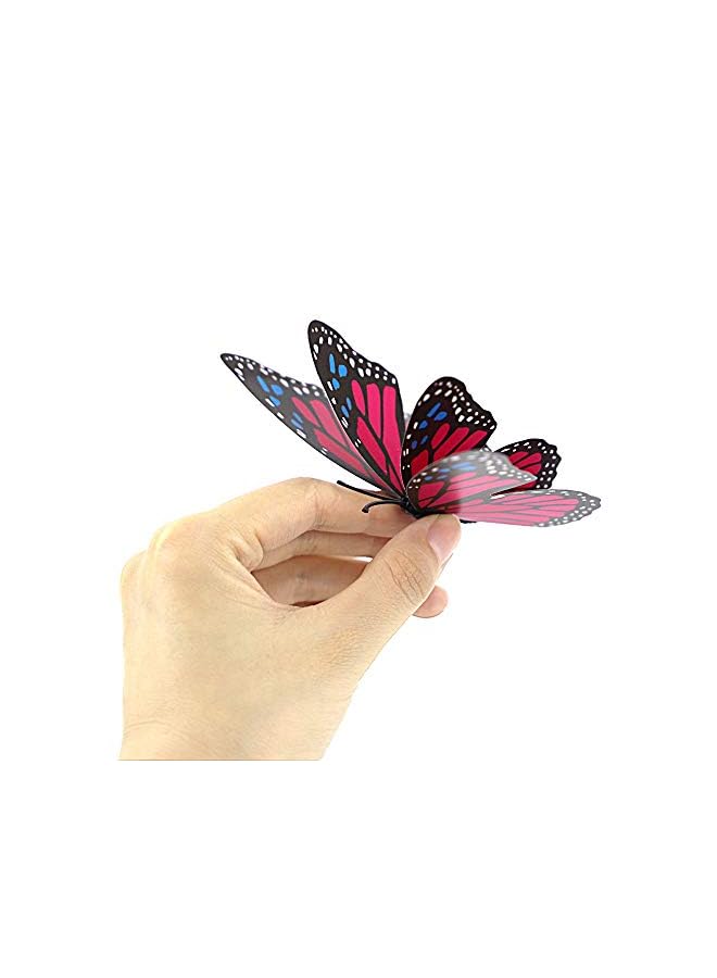 Zaboon 96PCS Butterfly Wall Mural Stickers - 3D Butterflies Decor Decals for Wall Removable Home Decoration Kids Room Bedroom Decor - Image 4