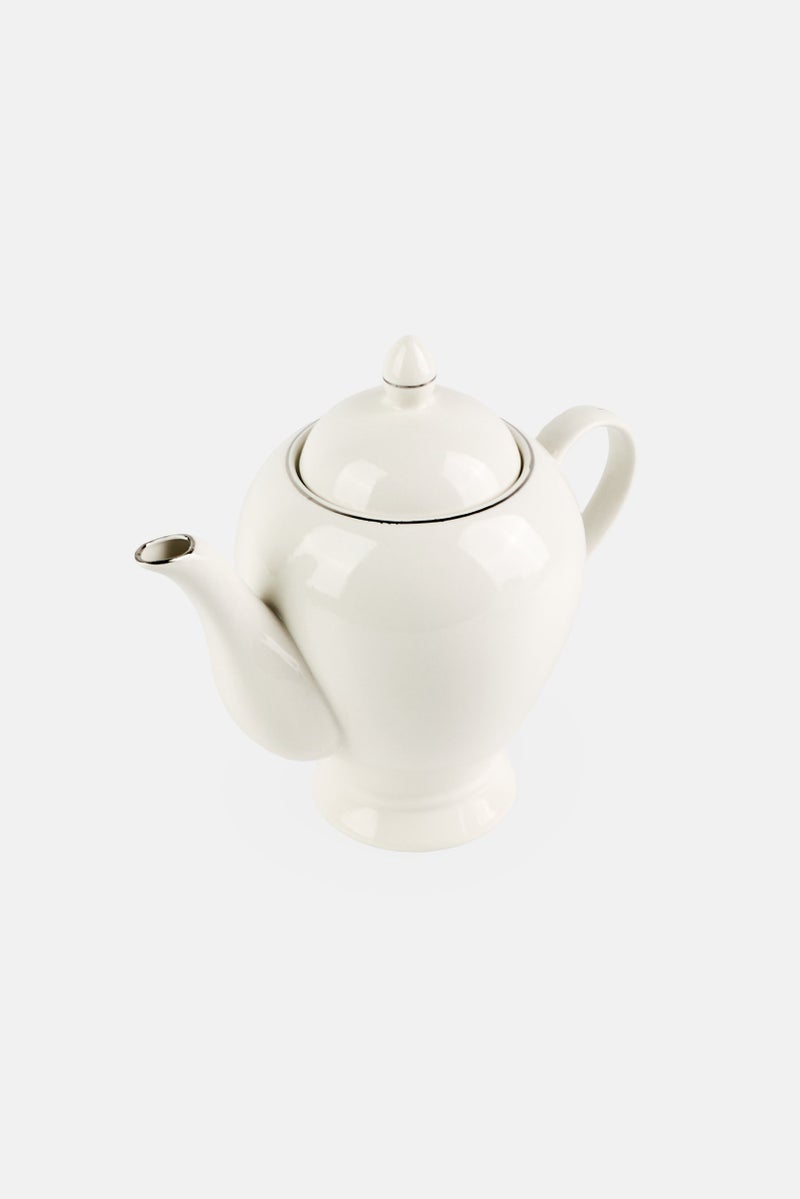 Fissman Porcelain Aleksa Teapot, Milky White - Image 3