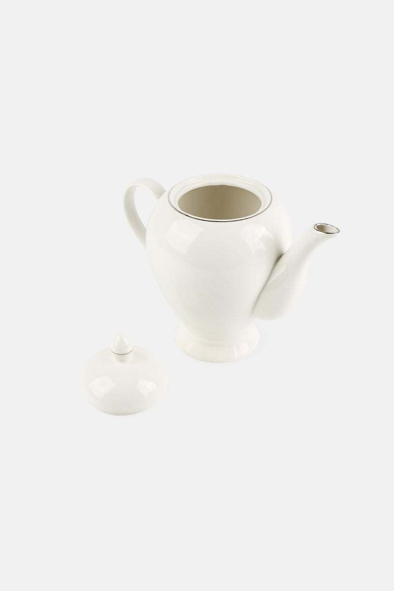 Fissman Porcelain Aleksa Teapot, Milky White - Image 2