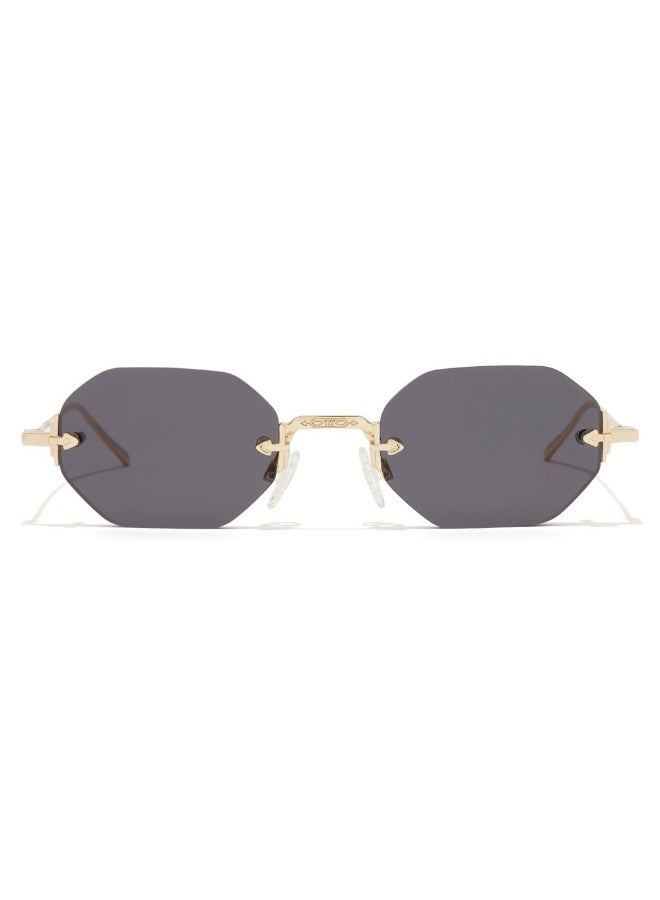 Blackout Women's FLASH Sunglasses - Lens Size: 49 mm - Gold - Image 1