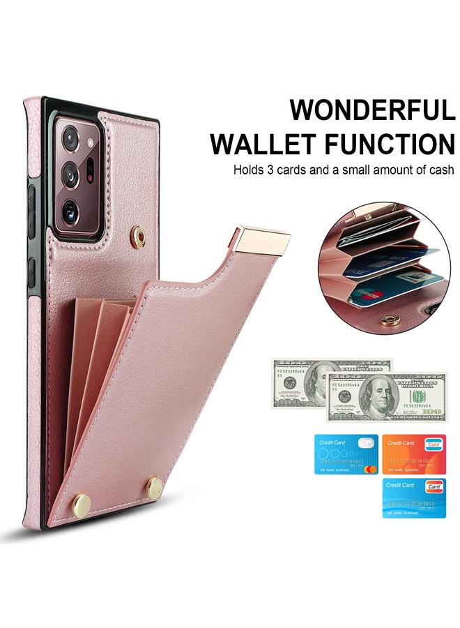 S-TOP Case For Samsung Galaxy Note20 Ultra Metal Buckle Card Slots Phone Case - Image 5