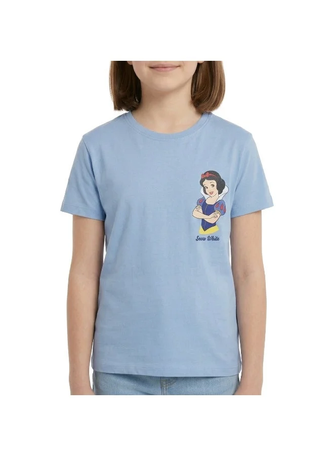 Disney  Teen Girls Snow White Printed Drop Sleeve T-Shirt for Women | Best Price UAE