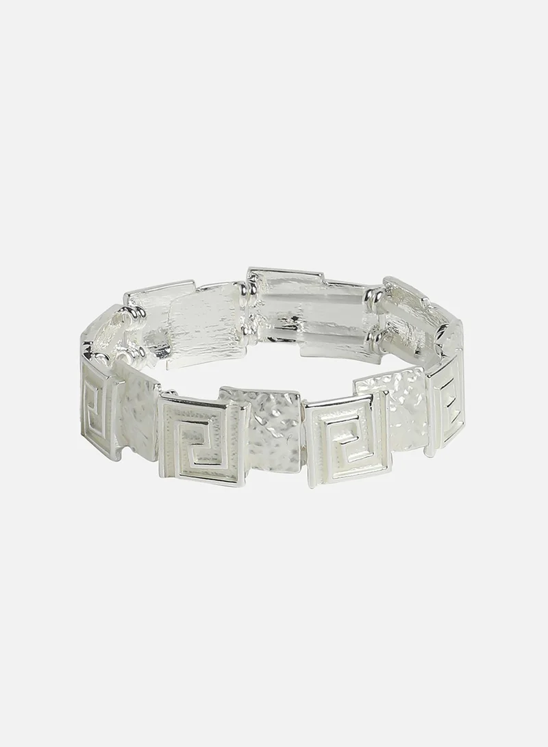 SOHI Square Swirl Artificial Bracelet Jewellery