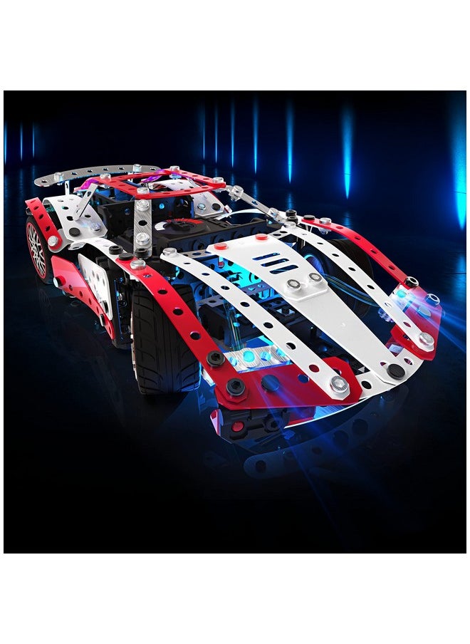 Meccano MECCANO, 25-in-1 Motorized Supercar STEM Model Building Kit with 347 Parts, Real Tools and Working Lights, Kids Toys for Ages 10 and Up  - Image 2