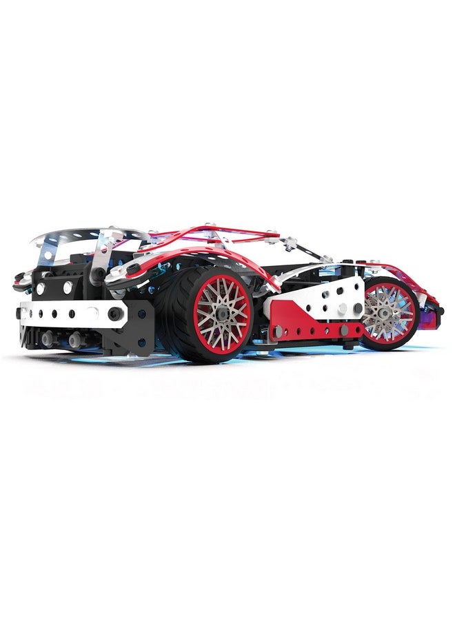 Meccano MECCANO, 25-in-1 Motorized Supercar STEM Model Building Kit with 347 Parts, Real Tools and Working Lights, Kids Toys for Ages 10 and Up  - Image 3