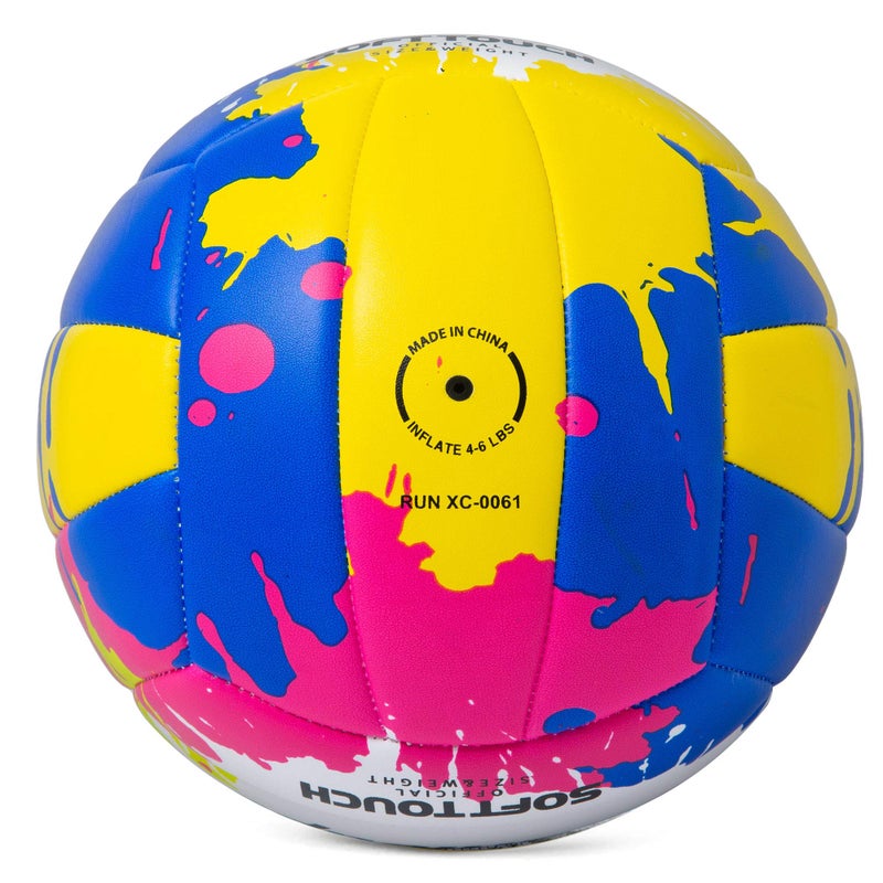 Runleaps Beach Volleyball Official Size 5 Soft Waterproof Volleyball Sand Sports PU Ball for Indoor, Outdoor, Pool, Gym, Training - Image 3