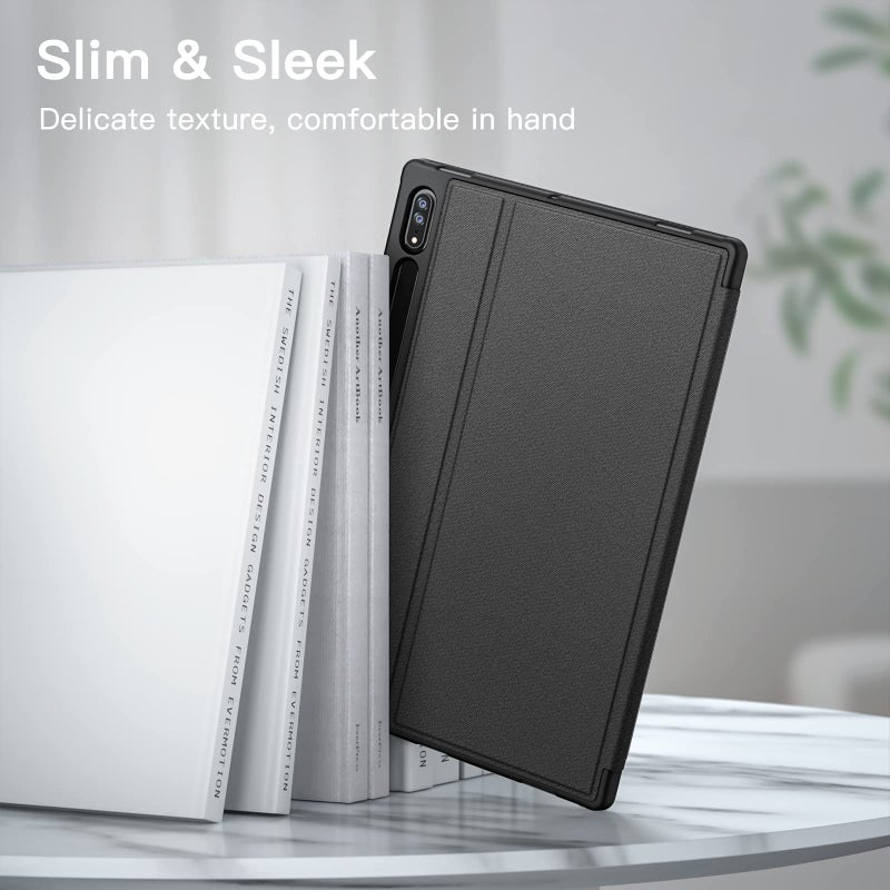 JETech Case for Samsung Galaxy Tab S8 Ultra 14.6-Inch 2022 with S Pen Holder, Slim Folio Stand Protective Tablet Cover, Multi-Angle Viewing (Black) - Image 4