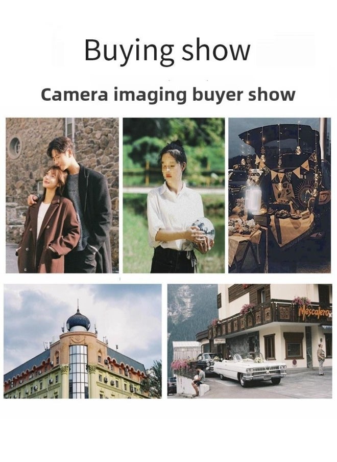 Generic 135 Retro Fool Film Waterproof Kids Camera Paperone Non Disposable Retro Film Camera-Color:Cinnamon Dog-package 1]  - Image 4