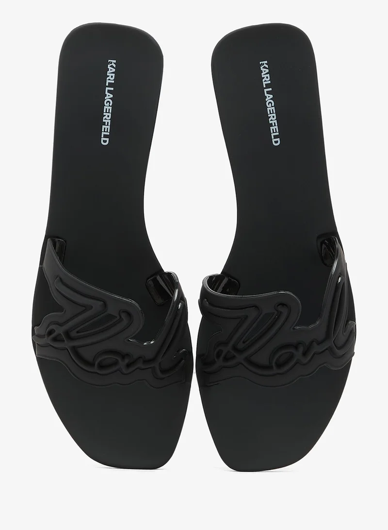 Karl Lagerfeld  Jelly Signature Slip On Sandals for Women | Best Price UAE