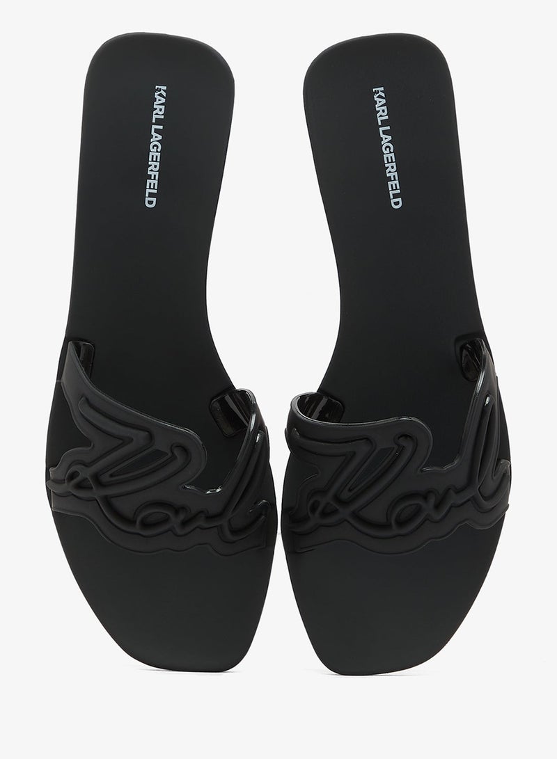 Karl Lagerfeld Jelly Signature Slip On Sandals - Image 4