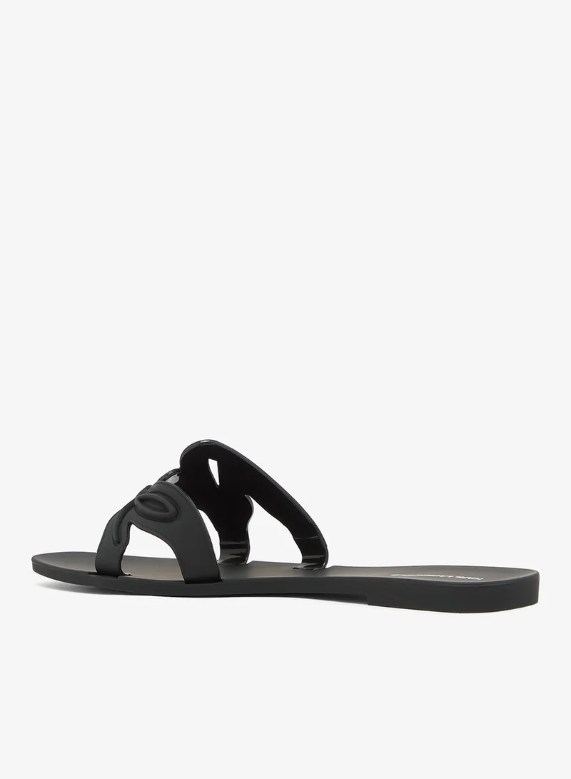 Karl Lagerfeld  Jelly Signature Slip On Sandals for Women | Best Price UAE