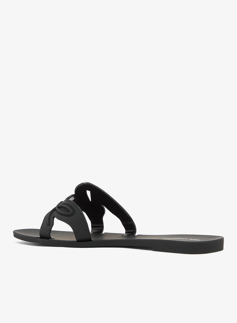 Karl Lagerfeld Jelly Signature Slip On Sandals - Image 3