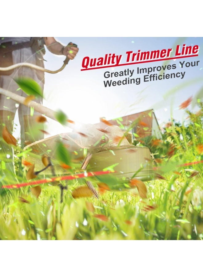 ووركس WA0010 بكرات خيط قص العشب بديلة لخط Worx Weed Eater، خيط قص العشب ذاتي التغذية مقاس 0.065 بوصة، عبوات إعادة تعبئة متوافقة مع ماكينات قص العشب اللاسلكية من Worx (6 بكرات + 2 غطاء) - Image 5