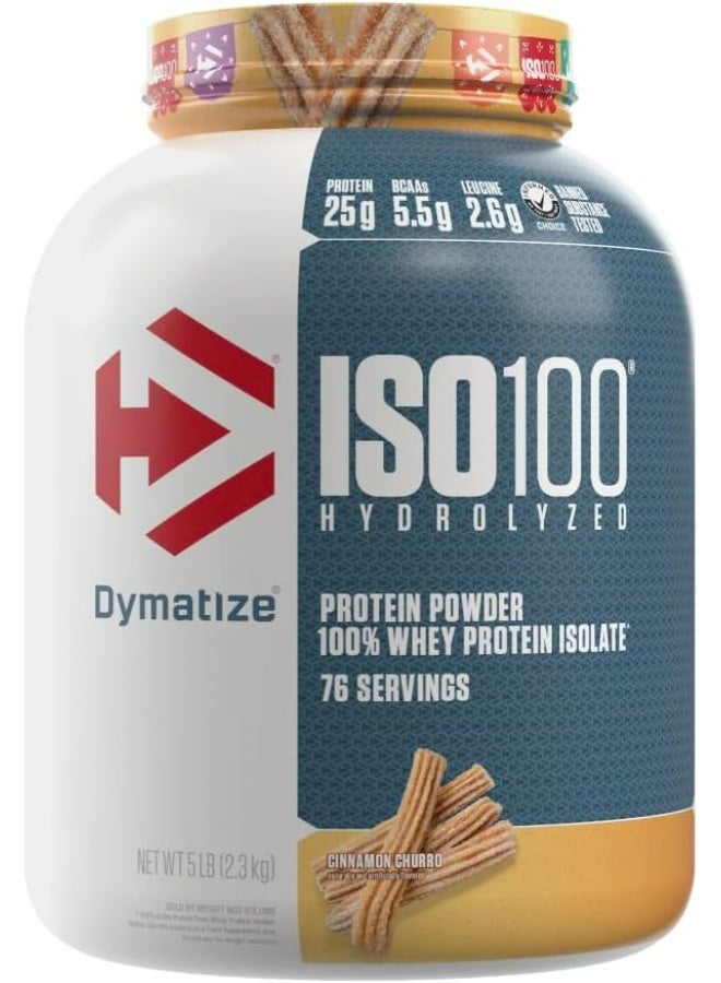 Dymatize Iso 100 Cinnamon Churro 5 Lbs - Image 1