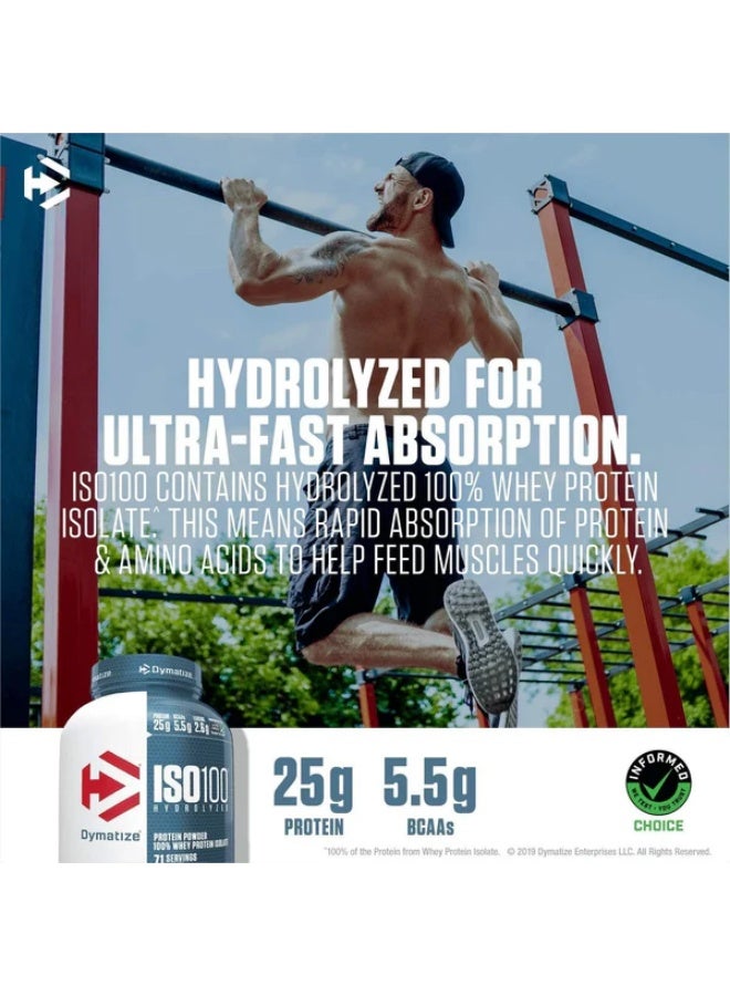 Dymatize Iso 100 Cinnamon Churro 5 Lbs - Image 4