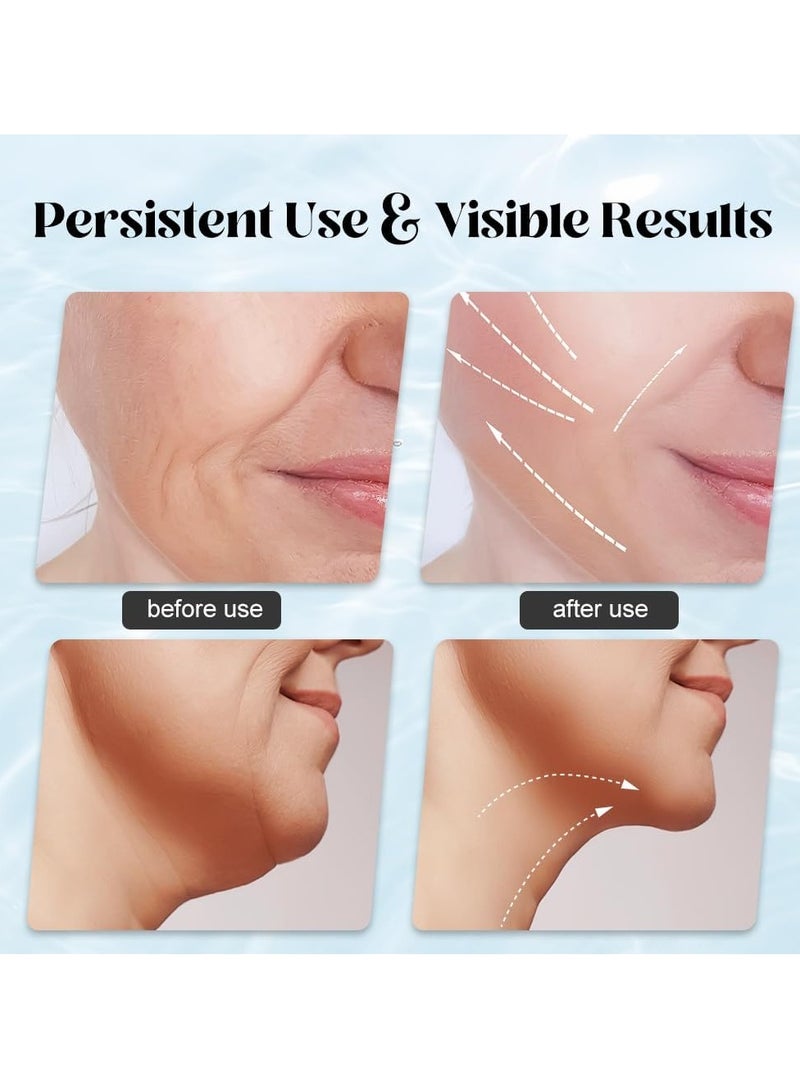 TIGER مدلك الرقبة والوجه، جهاز تدليك الوجه مع العلاج الحراري، أوضاع ألوان ثلاثية للعمل على العناية بالبشرة، أداة تشكيل الوجه للذقن المزدوجة، علاج مضاد للشيخوخة وشد البشرة - Image 4