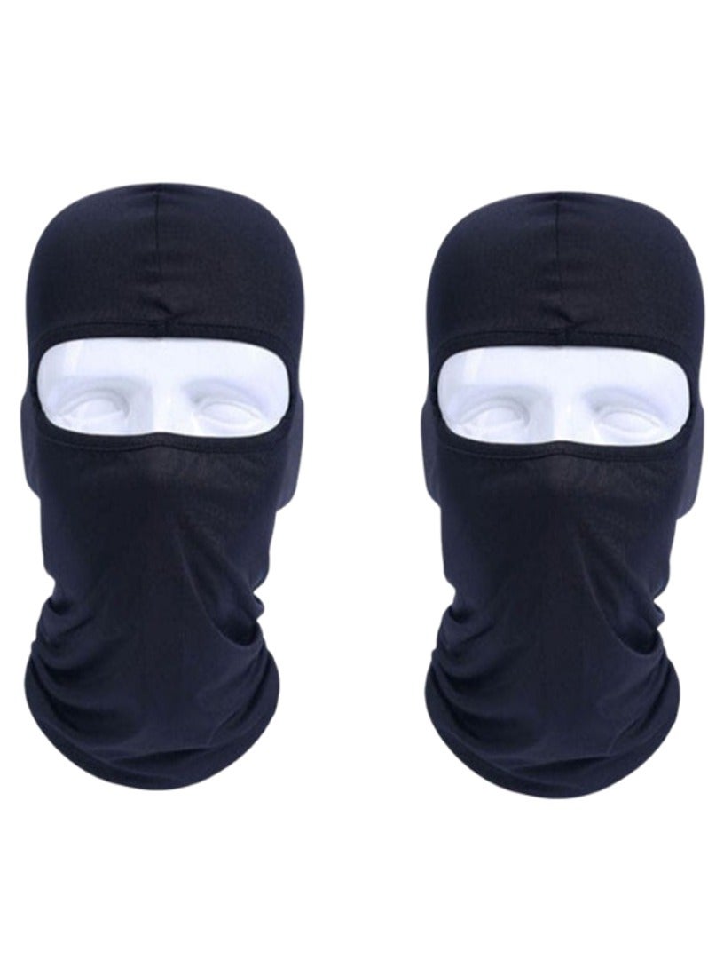 Balaclava Face Mask 2 pack Summer Motorcycle face cover Cooling Neck Gaiter UV Protector Mask for Men/Women & Men's Brush Beard, Double Sided Hair Brush Nylon Beard Comb Hair Styling Comb for Barber Salon Home UseBundle - Image 2