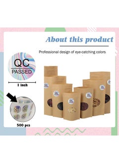Well Tile Qc Passed Stickers 1" 500 Pcs Hologram Qc Pass Stickers For Warehouse Inventory Quality Control Check Tested Pass Approval  - Image 2