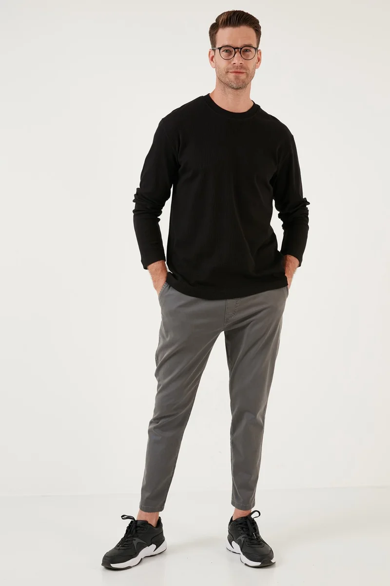 Buratti Cotton Crew Neck Regular Fit Sweat Men's Sweat 5905503