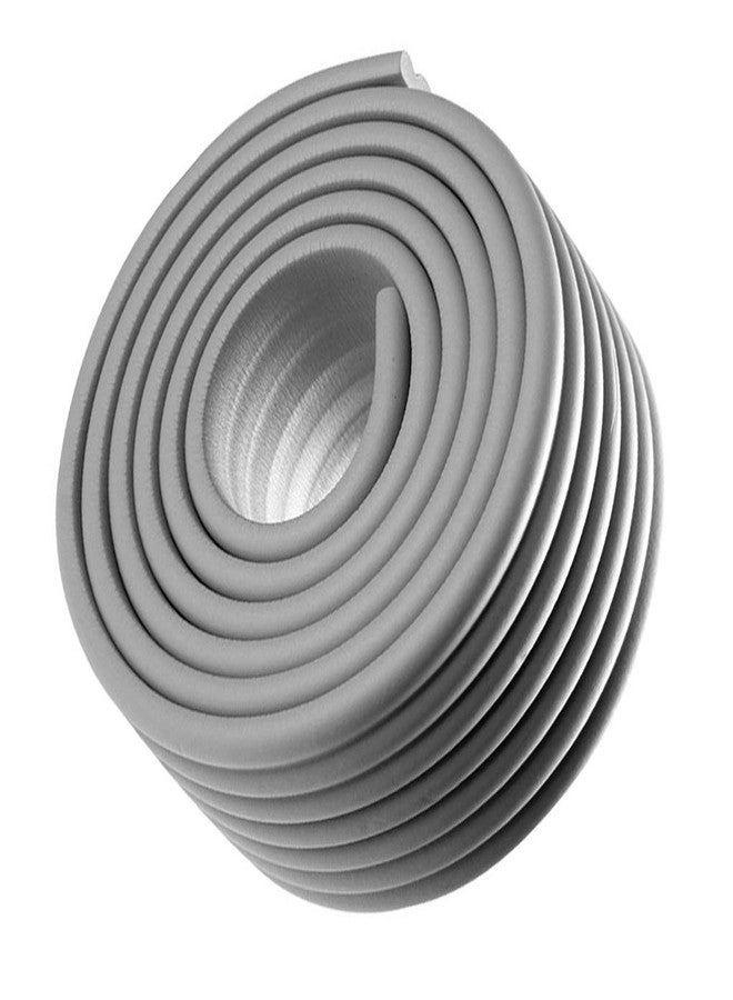 Mockery Baby Proofing Safety Corner Guards 2M Rubber Edge Protectors Sets Extra Thick Foam Bumper Soft Strip Cushion for Furniture Desk Table Step Fireplace Windowsill, Anti-Collision Strip (Grey) - Image 1