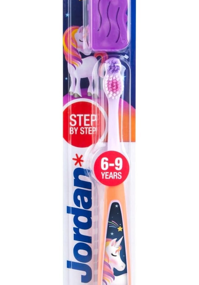 Jordan Step Brush Junior Soft Toothbrush for Kids (Ages 6-9) - Assorted Colors - Image 3