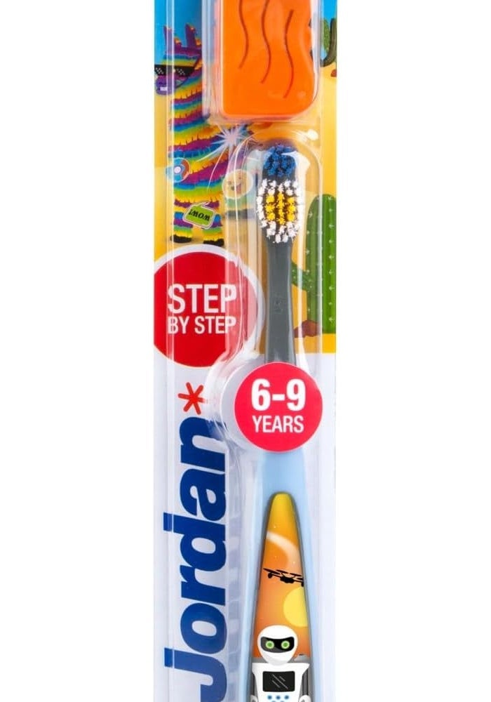 Jordan Step Brush Junior Soft Toothbrush for Kids (Ages 6-9) - Assorted Colors - Image 5