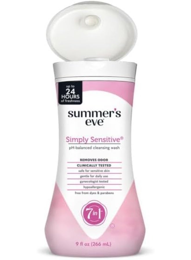 Summer's Eve Simply Sensitive Cleansing Wash, 9 fl oz - Image 2