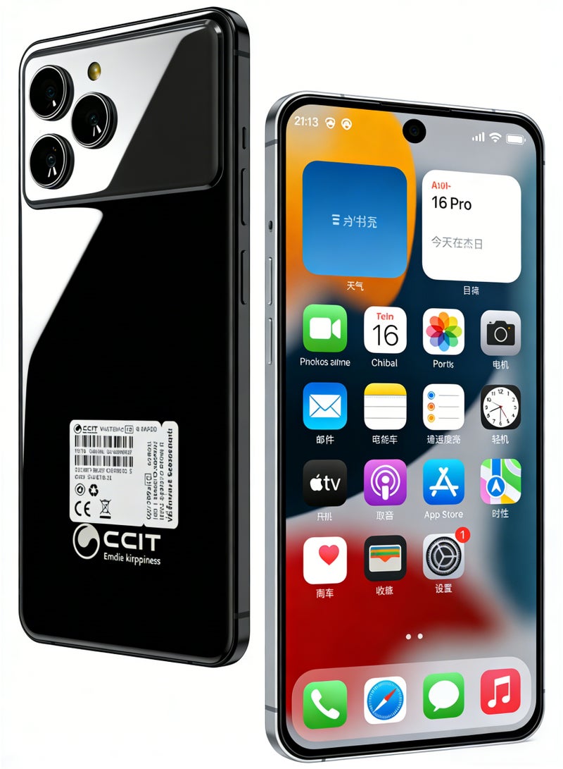 CCIT NOTE70 Pro 5G Smartphone, 7.2" Display, 8GB RAM, 256GB Storage, 5000mAh Battery - Black - Image 2