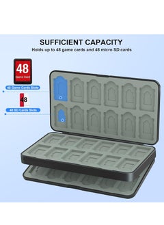 MIXDE 48 Game Card Case Compatible for Nintendo Switch OLED 2021/Switch/Switch lite  48 Game Holder Cartridge Compatible for Switch Game Cards  Compact   Portable Game Storage Box  - Image 2