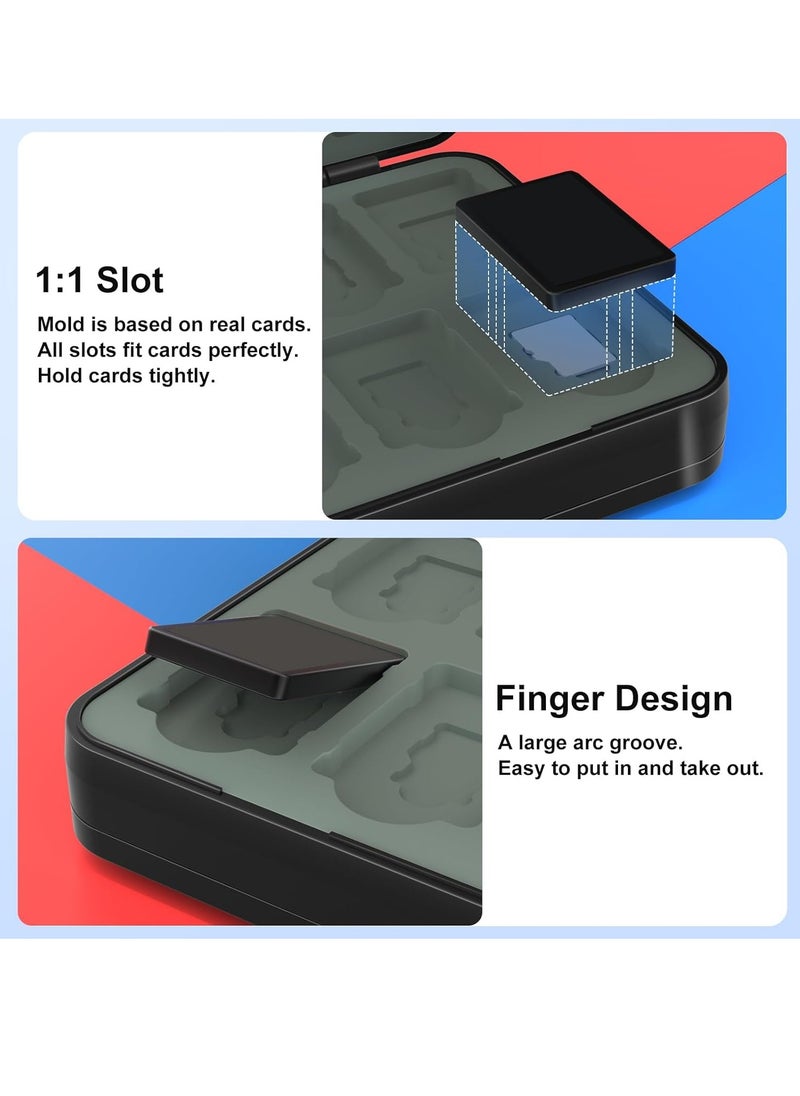MIXDE - 48 Game Card Case Compatible for Nintendo Switch OLED 2021/Switch/Switch lite  48 Game Holder Cartridge Compatible for Switch Game Cards  Compact   Portable Game Storage Box - Image 1