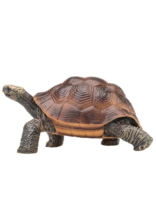 موجو لعبة السلحفاة العملاقة الواقعية للحياة البرية الدولية، نسخة طبق الأصل من تمثال مرسومة يدويًا - Image 3