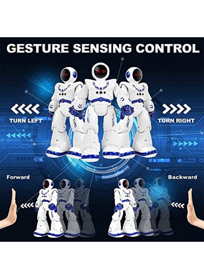 Games Children's Smart DMG Robot Works with USB Port Gesture Sensor, Singing and Dancing Programmable Game for Early Education with Remote Control for Boys and Girls - Image 2