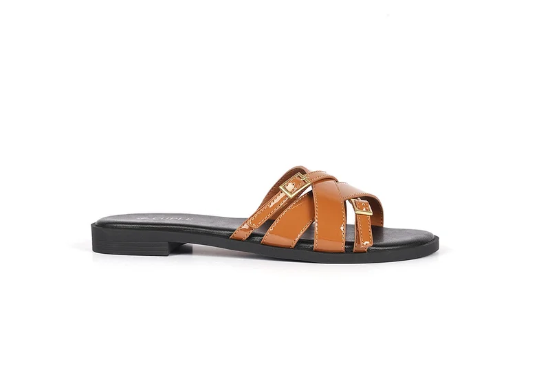 Ladies Slip-on multi strap Sandals