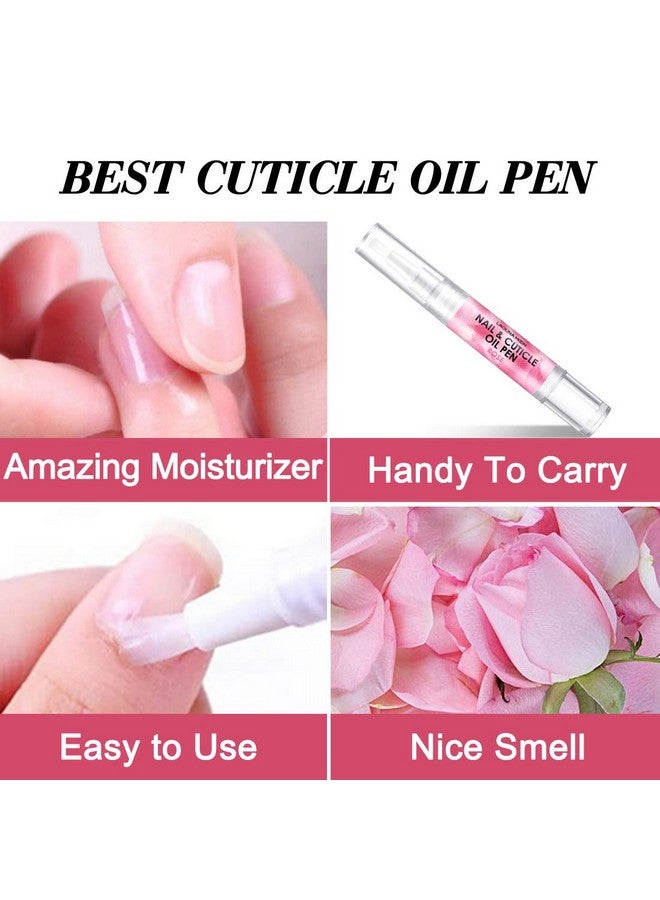 Lagunamoon Cuticle Oil Pen For Nail Nail Oil For Nail Care & Nail Growth Nourish Soothe & Moisturize Damaged Nails Rose 5 Ml - Image 4