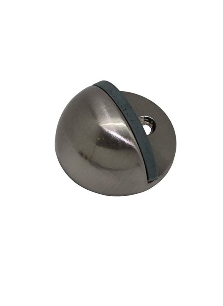 ROBUSTLINE Robustline Door Stopper | Half Round Floor Mount | Heavy Duty Stainless Steel Finish  - Image 1