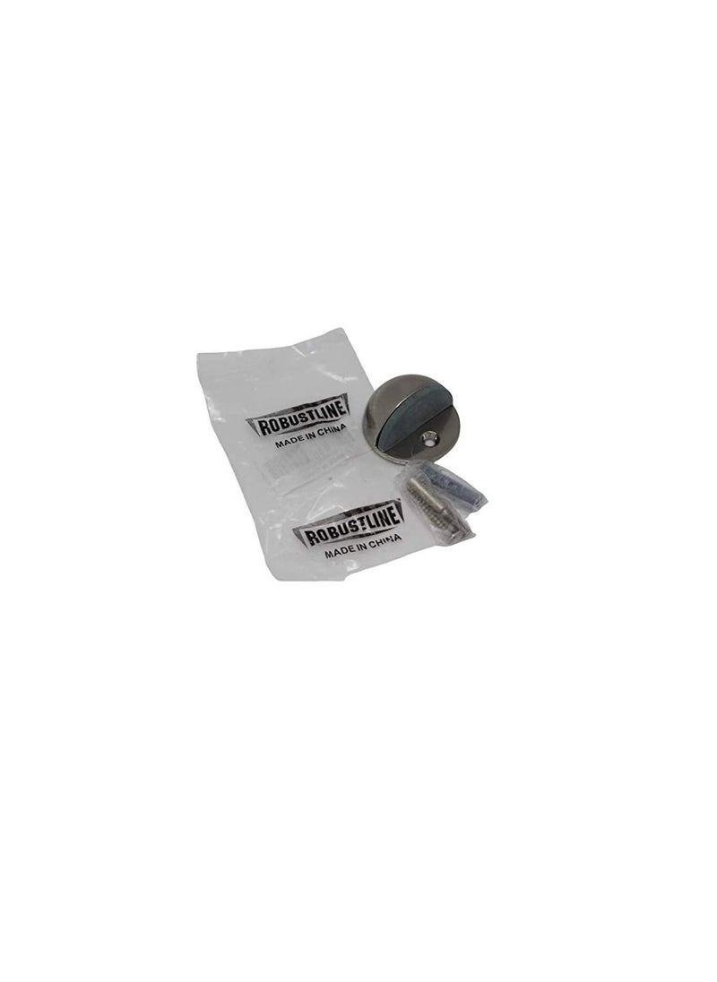 ROBUSTLINE Robustline Door Stopper | Half Round Floor Mount | Heavy Duty Stainless Steel Finish  - Image 3