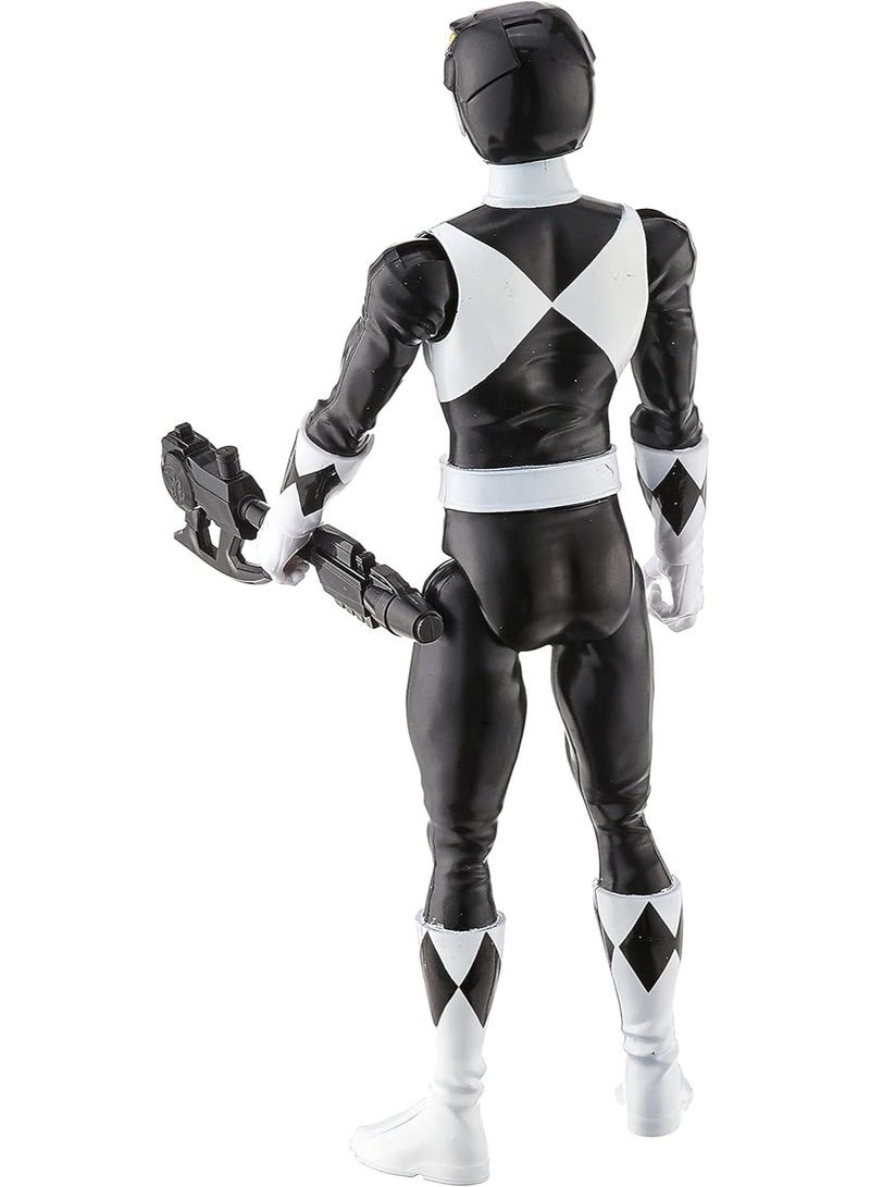 POWER RANGERS Mighty Morphin Black Ranger 12-Inch Action Figure Toy - Image 3