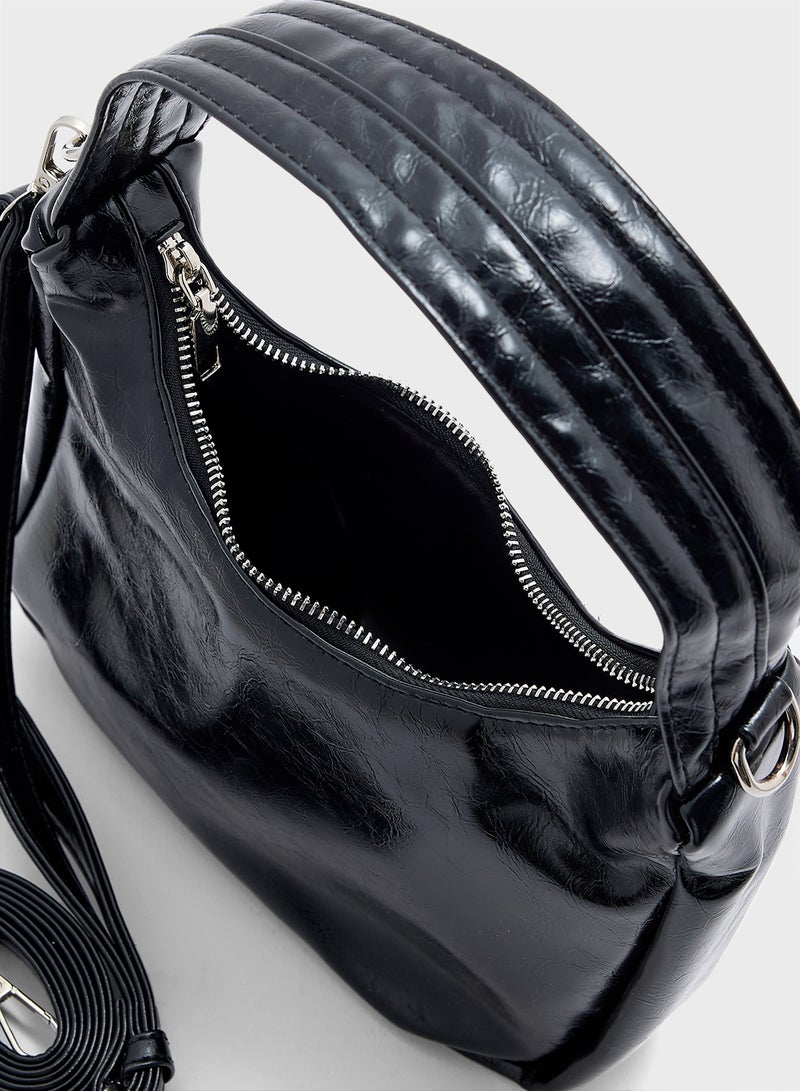 Ginger Butterfly Trim Shoulder Bag - Image 5