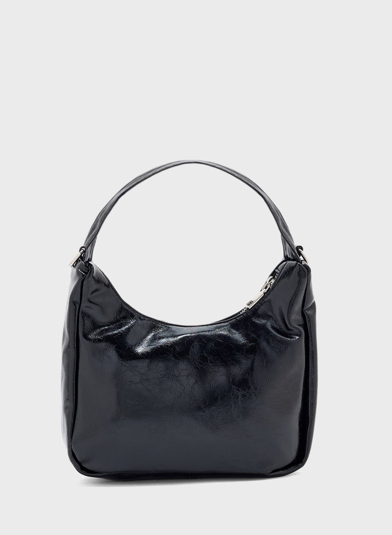 Ginger Butterfly Trim Shoulder Bag - Image 2