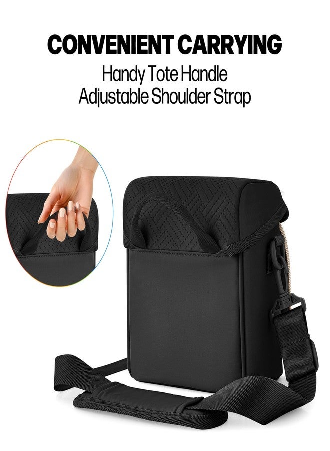 Prokva Camera Sling Bag Compatible with Polaroid Now 2nd Generation I-Type, Now+ 2nd Gen I-Type, Now, Now+, OneStep Instant Camera, Camera Crossbody Bag with Adjustable Strap, Black(Empty Bag) - Image 4