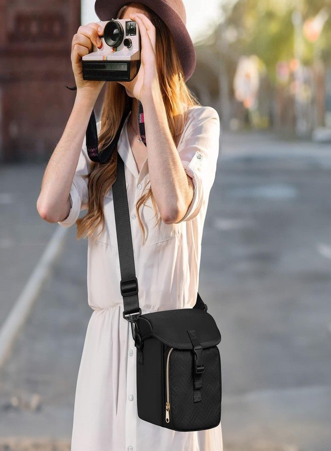 Prokva Camera Sling Bag Compatible with Polaroid Now 2nd Generation I-Type, Now+ 2nd Gen I-Type, Now, Now+, OneStep Instant Camera, Camera Crossbody Bag with Adjustable Strap, Black(Empty Bag) - Image 5