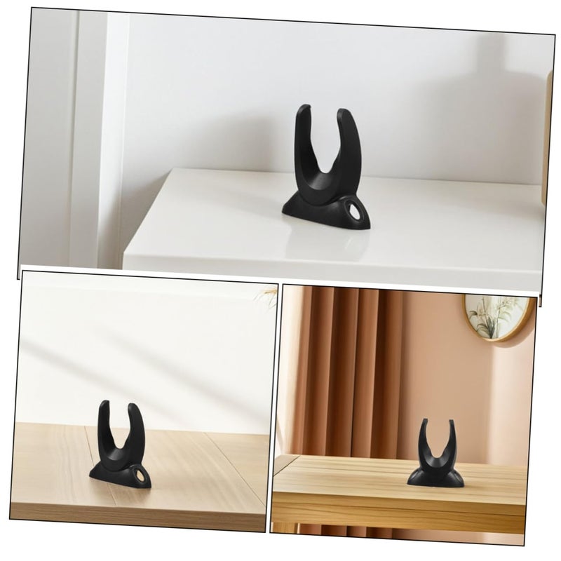 2 Pcs Black Handheld Scanner Stand Bracket Desk Mount Rack For Retail Stores - Image 4