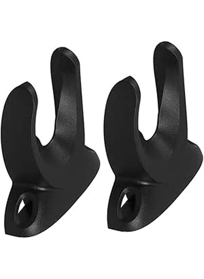 2 Pcs Black Handheld Scanner Stand Bracket Desk Mount Rack For Retail Stores - Image 1